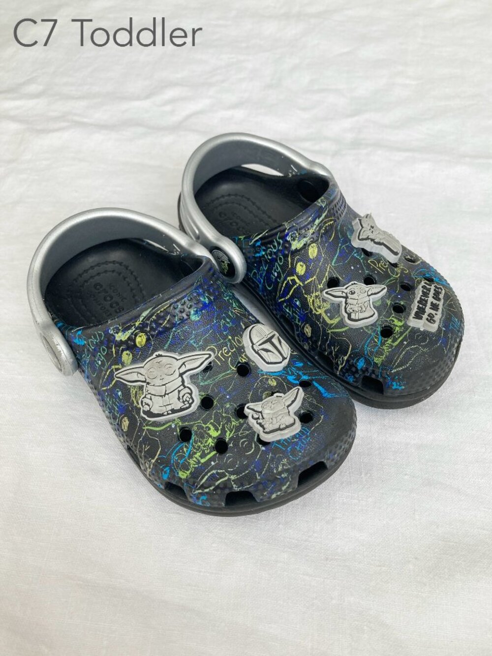 Crocs Size C7 Toddler Star Wars Classic Clog Sandals Shoes Water Summer Swim